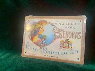 CARTEL PUBLICITARIO LUIS BARCELÓ.