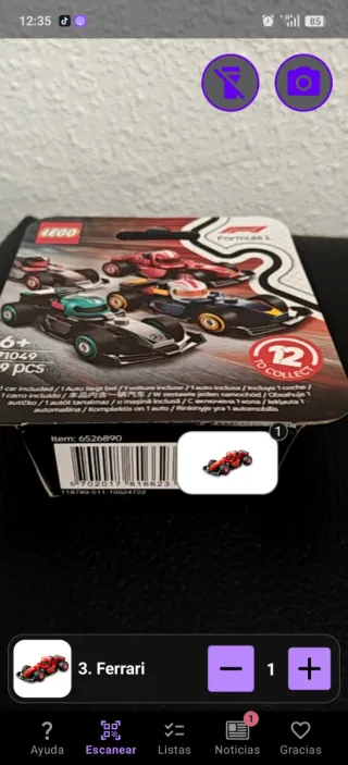 LEGO F1 2025 Ferrari