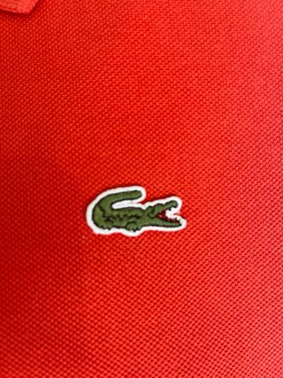 Polo Lacoste Naranja M