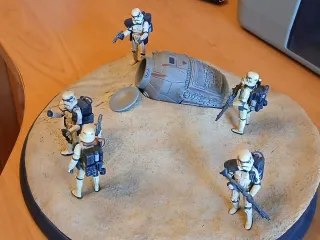 Diorama Star Wars Sideshow Look Sir Droids