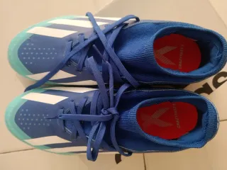 Botas Fútbol Adidas Crazyfast 38⅔ Azul/blanco