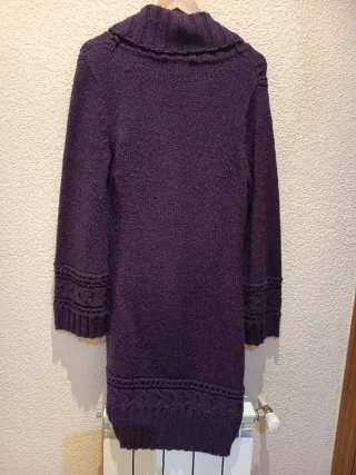 Chaqueta punto Amichi morada talla M