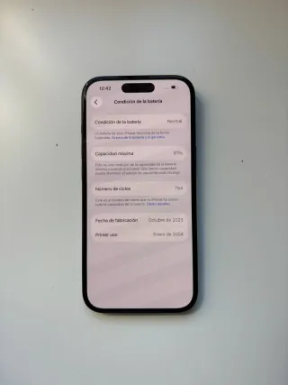 iPhone 15 256 GB Negro