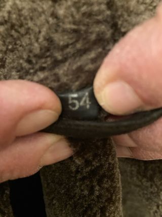 Chaqueta de piel marrón hombre