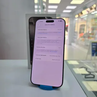 iPhone 16 Pro Max 256GB Desierto tatinum 91%.