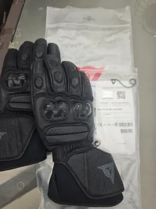Guantes Dainese Impeto D-Dry Negros