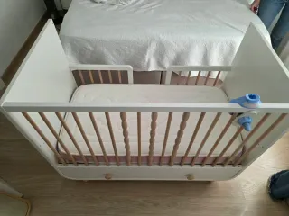 Cuna bebé con colchón