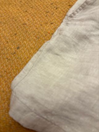 Pantalón de lino Zara Beige