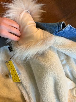 Giubbino Jeans Luisa Spagnoli con Pelliccia M