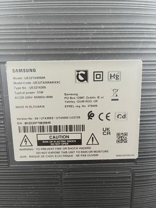 Samsung TV 32'' UE32T4305AKXXC
