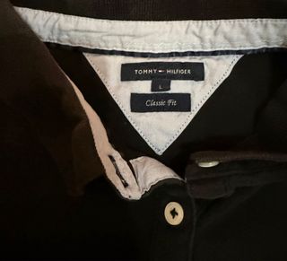 Tommy Hilfiger Women Shirt Black Vintage Y2K Summe