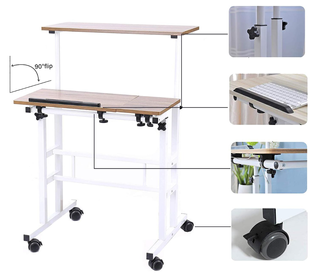 Mesa portátil ordenador regulable altura