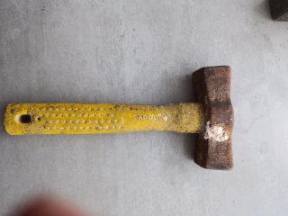 Maceta de metal y madera 12€/ud