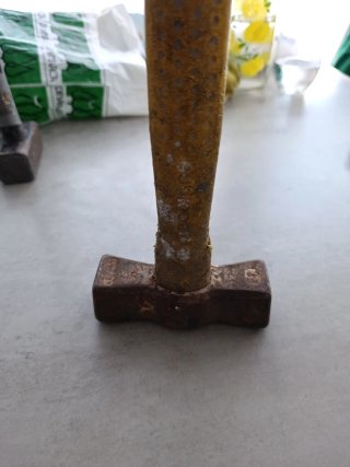 Maceta de metal y madera 12€/ud