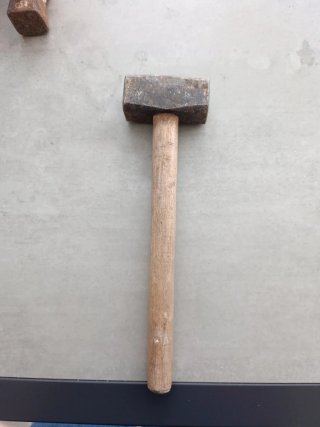 Maceta de metal y madera 12€/ud