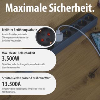 Brennenstuhl Eco-Line regleta de enchufes con 6 To