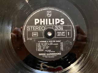 Vinilo LP Serge Gainsbourg L'Homme A Tete De Chou