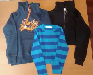 Lote de 7 prendas de ropa para niña. Talla s y xs.