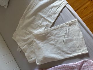 Pantalón vestir blanco roto Talla L