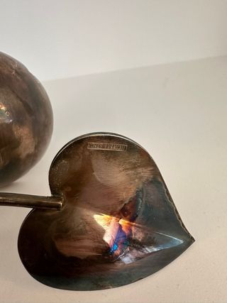 Cenicero Flor Plateado