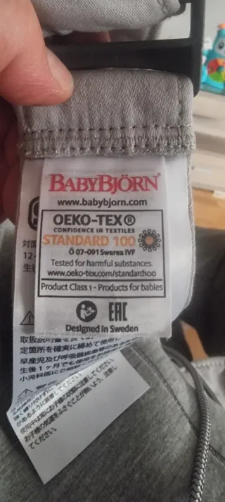 Mochila Porta Bebé BabyBjörn Gris