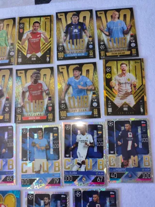 Lote 23 Cromos Topps Club 100 Futbol