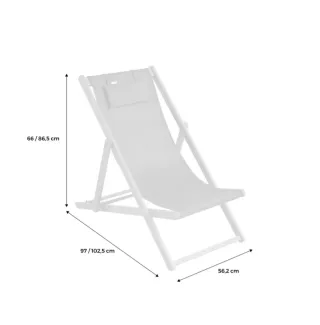 Lettini pieghevoli in legno e tessuto