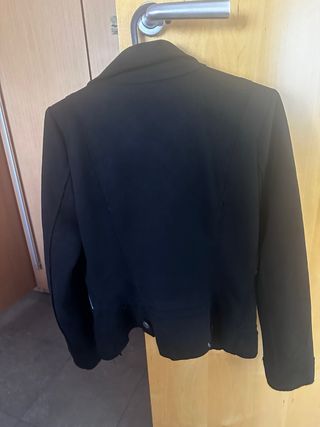 Chaqueta Biker Ante Negro Talla S