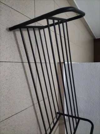 Zapatero Metálico Negro