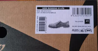 Zapato de seguridad S1 New running Trueno