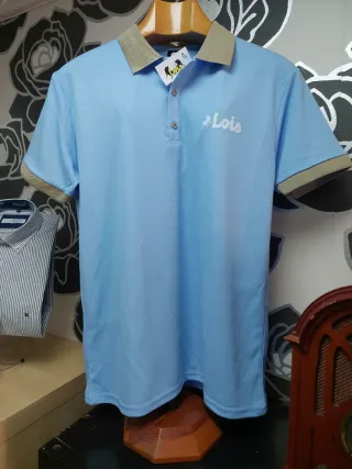 Polo Lois Hombre Talla M Azul