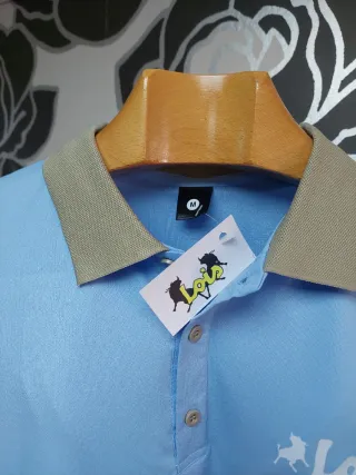 Polo Lois Hombre Talla M Azul