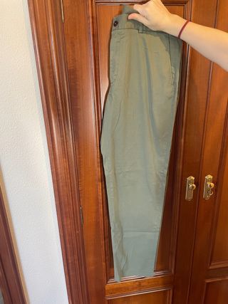 Pantalón Purificación García verde oliva