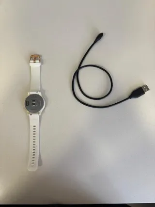 Garmin vivoactive 4S Blanco y Oro Rosa