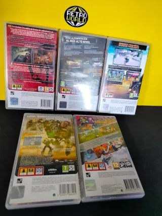 Lote 5 Juegos PSP Essentials Pal España