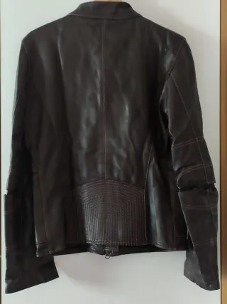 Cazadora Piel Vintage Juan Blanco Talla 42