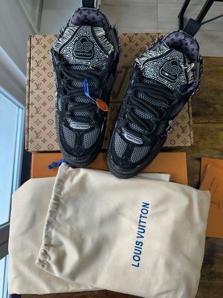 Louis Vuitton LV Trainer Scarpe Grigio Nere