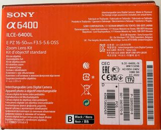 Cámara Sony Alpha 6400 16-50mm OSS