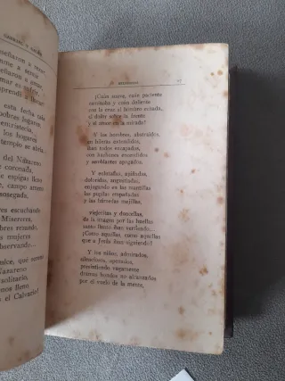Libro antiguo 1921 Obras completas Gabriel y Galán