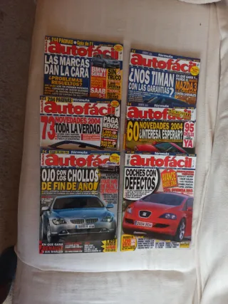 Revistas "AUTO FÁCIL" año 2003-2004