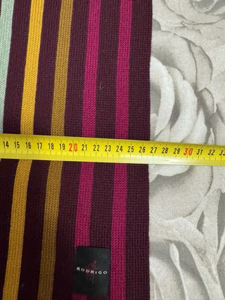 Sciarpa Rodrigo a righe multicolore