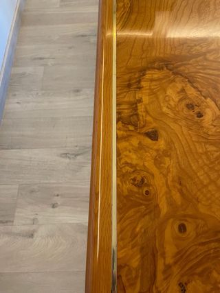 Mesa comedor extensible raíz nogal