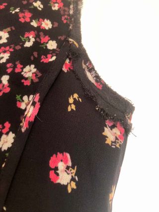 Vestido All Saints floral negro XS