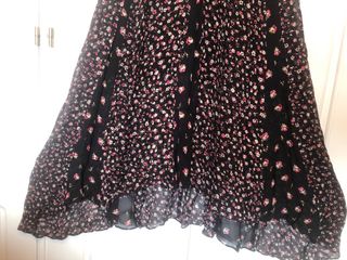 Vestido All Saints floral negro XS