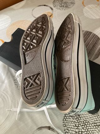 Converse unisex color verde menta
