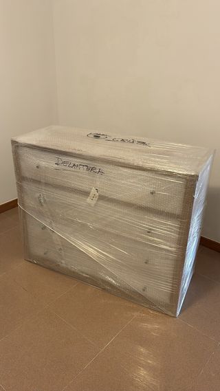 Cómoda 4 cajones madera nueva