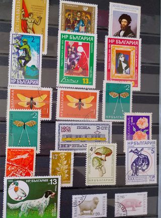 Álbum de sellos Checoslovaquia/ CCPP / Bulgaria +