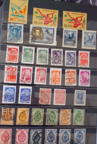 Álbum de sellos Checoslovaquia/ CCPP / Bulgaria +