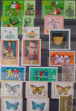 Álbum de sellos Checoslovaquia/ CCPP / Bulgaria +