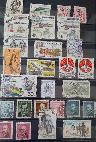 Álbum de sellos Checoslovaquia/ CCPP / Bulgaria +